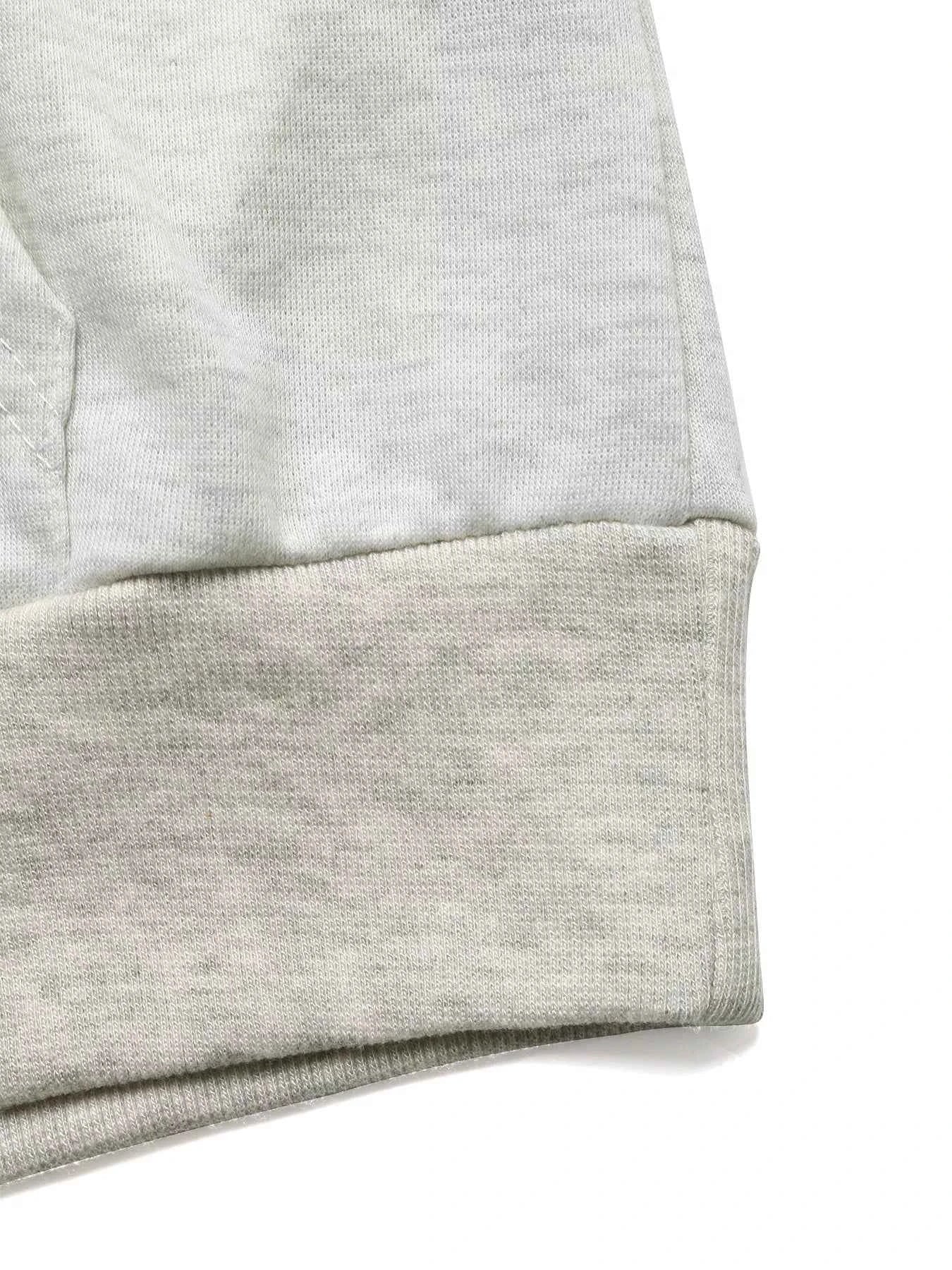 Contrast Trim Drawstring Hoodie with Kangaroo Pocket 087602625c0d41ce924b884c7c6b5625-Max-Origin