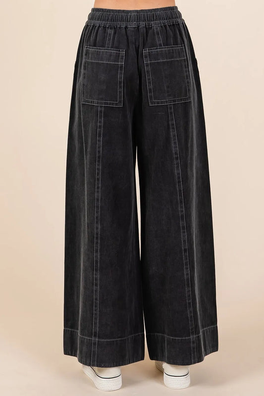 Mittoshop Mineral Wash Wide Leg Elastic Waist Twill Pants 087c8db902a74751a8898e60d5e58deb-Max-Origin
