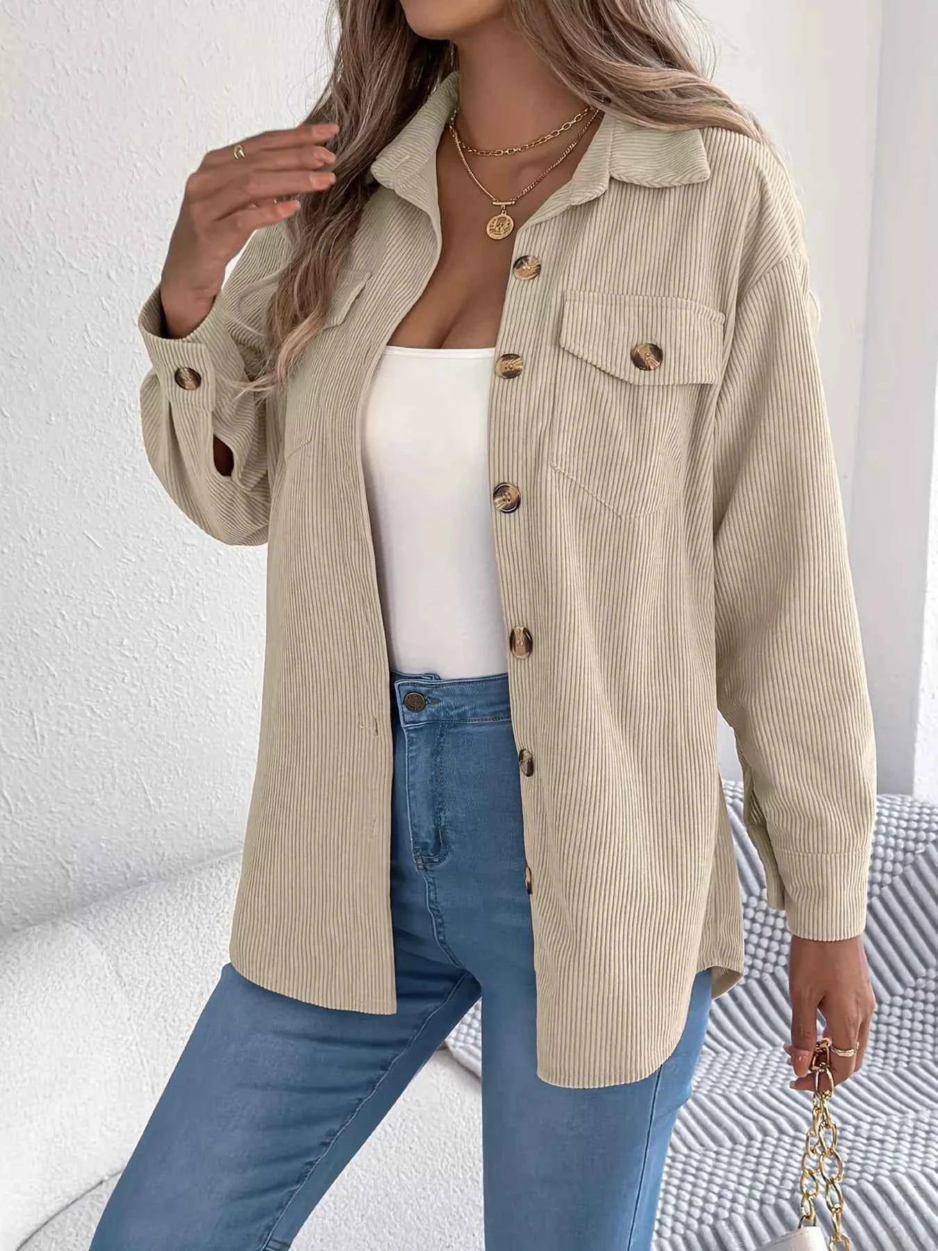 Corduroy Button-Up Long Sleeve Shacket 08a0424d2dde4d7cbbb9c8614a881c1d-Max-Origin