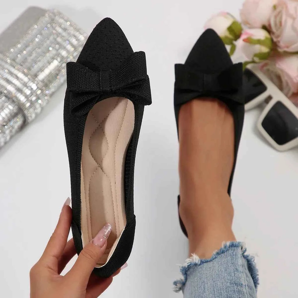 Pointed Toe Bow Slip-Ons 08b777609bef4dd59a97725441731e28-Max-Origin