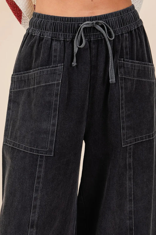 Mittoshop Mineral Wash Wide Leg Elastic Waist Twill Pants 08d4d1cf93cf4b7f8255b7d25d66f85c-Max-Origin