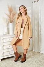 Culture Code Full Size Tied Trench Coat with Pockets 08ead75f86c8400eb23c2ae25ae47eb8-Max