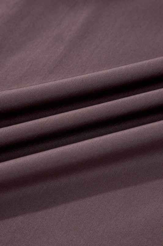 Patchwork Knit Short Sleeve Pleated Maxi Dress 0917fb8a-1661-4e63-9c92-2db8e6133916