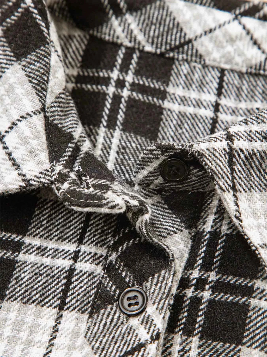 Plaid Print Chest Pockets Buttoned Shirt 092bd2cba64e47c5bc41ee4d17d82ca5-Max-Origin