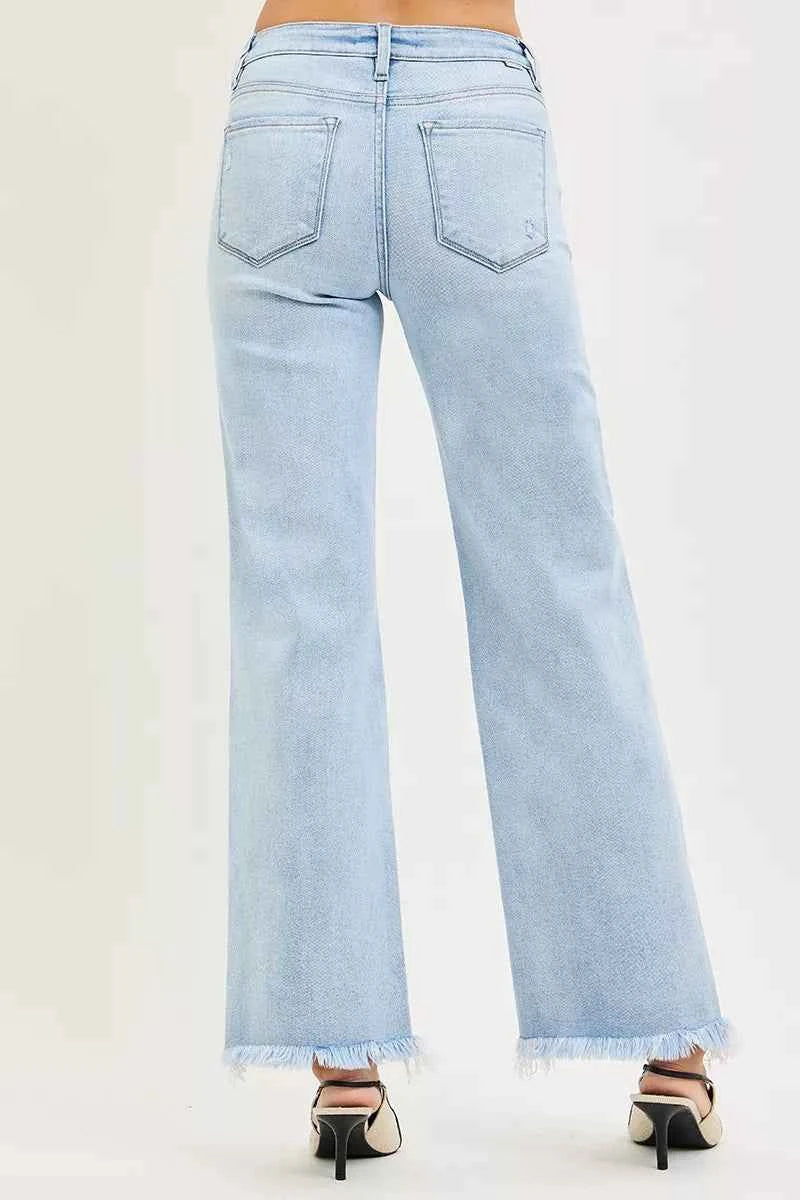 RISEN Tummy Control Mid Rise Ankle Straight Fray Hem Jeans 0937ec4f-14e2-436e-8fc5-10ad34f53c57-Max-Origin