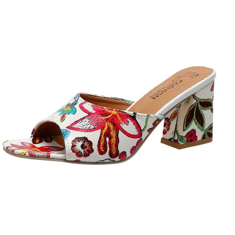Printed Block Heels Sandals 094e472c-097a-4fe5-acf8-f3ab6e5faeb8-Max-Origin