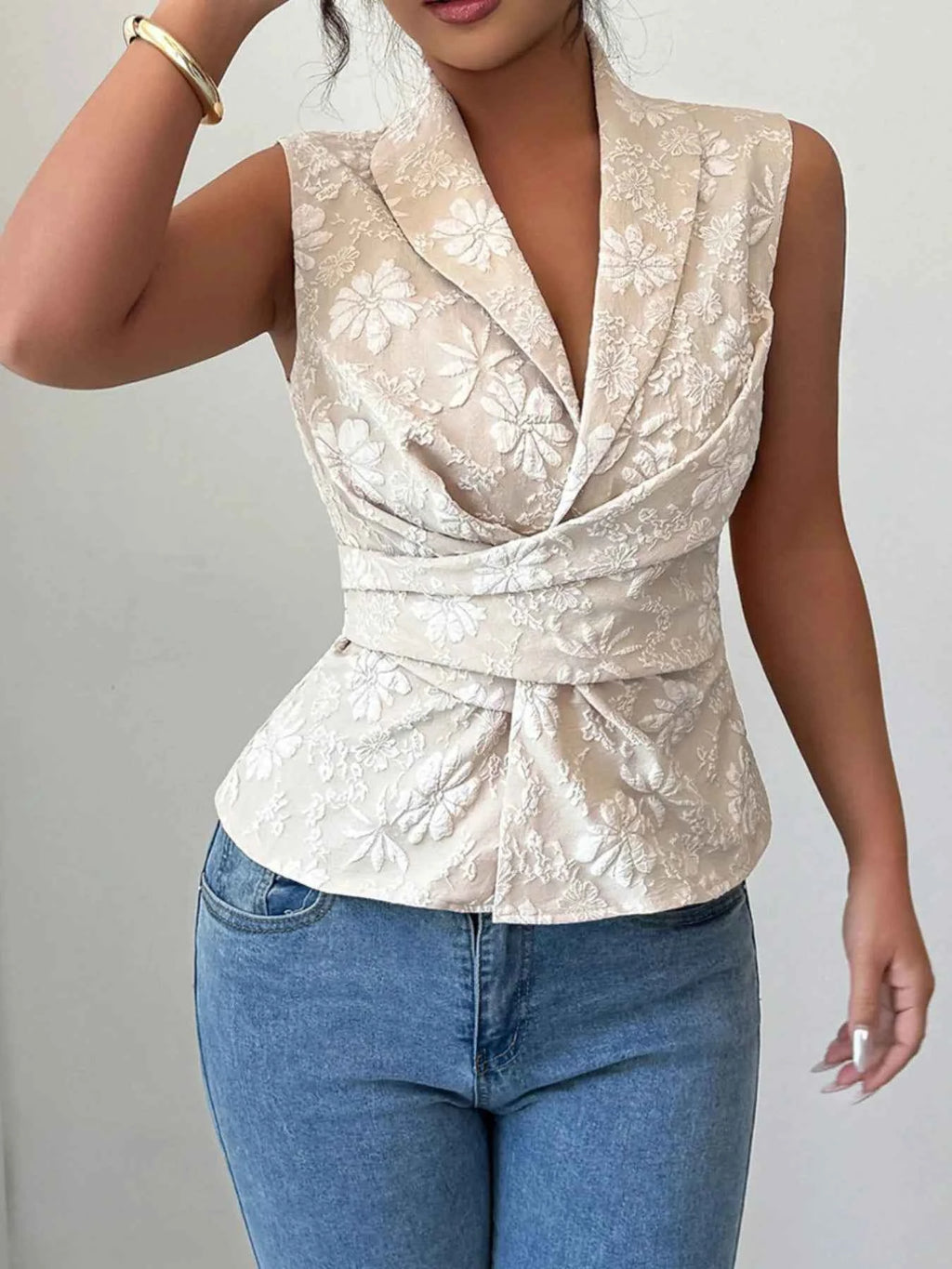 Tie Waist Wrap Tank Top 09894cb2-3a39-4795-b6f6-fdf4c89ece86-Max-Origin