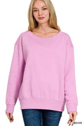 Zenana Fleece Boat Neck Sweatshirt MAUVE 09ac1f860bfc484cb6082d712d7d7127-Max-Origin