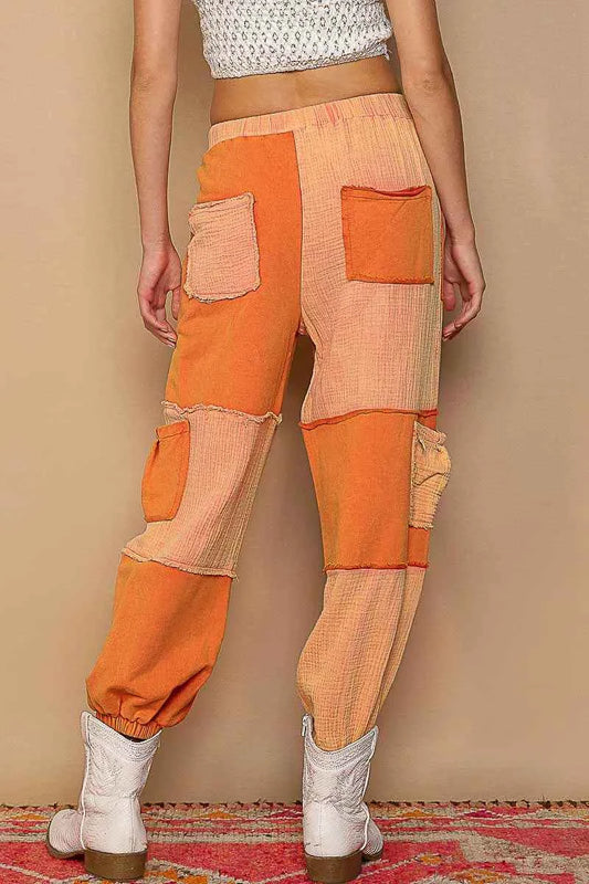 Drawstring Pocketed Contrast Jogger Pants 09b73860-8b40-44b2-b73a-89bb1aea8dcc-Max-Origin