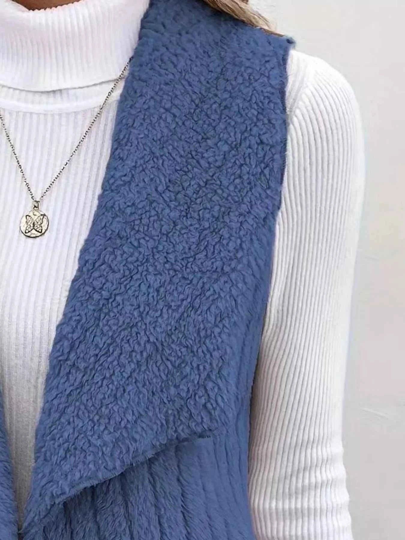 Cozy Fleece Open Front Vest Coat 09babf33-7b45-4cd2-bc00-025298ffe269-Max-Origin