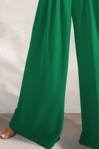 FAM-FAM High Waist Wide Leg Pants