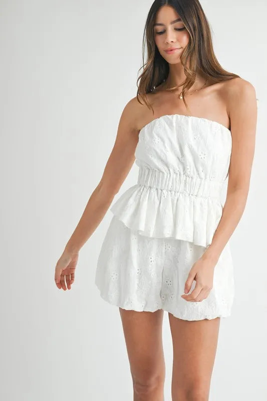 Floral Eyelet Lace Tube Top and Short Set 09f220b5901d49d18cc88de4889c9d4e-Max-Origin