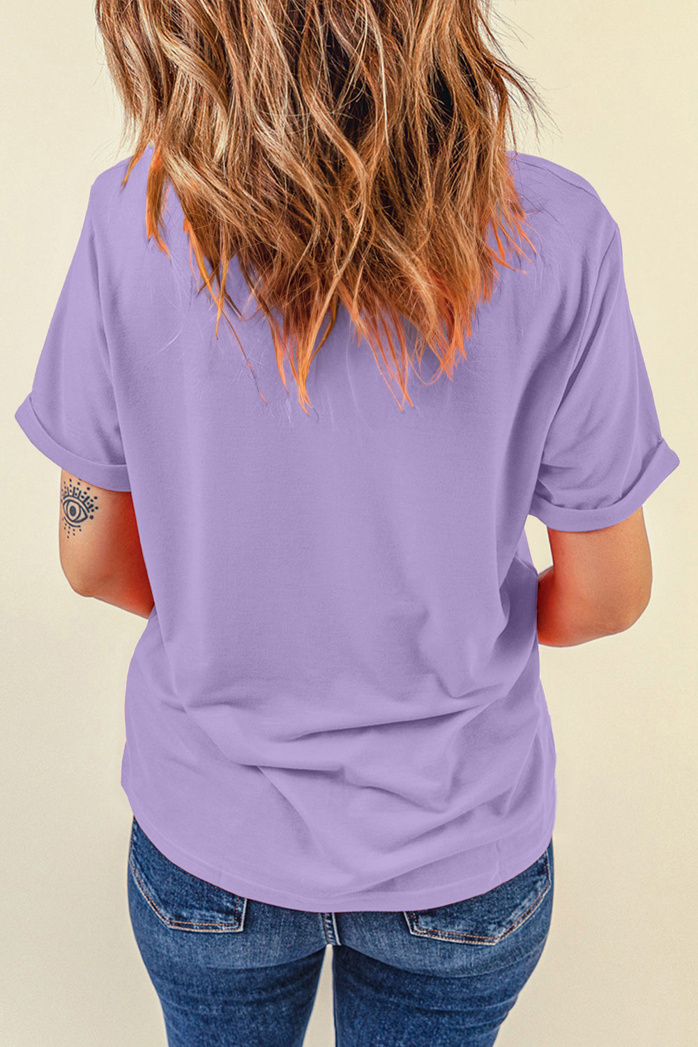 Wisteria TRICK OR TREAT Halloween Heat Transfer Printing Graphic T Shirt 0a137987c36f4c72
