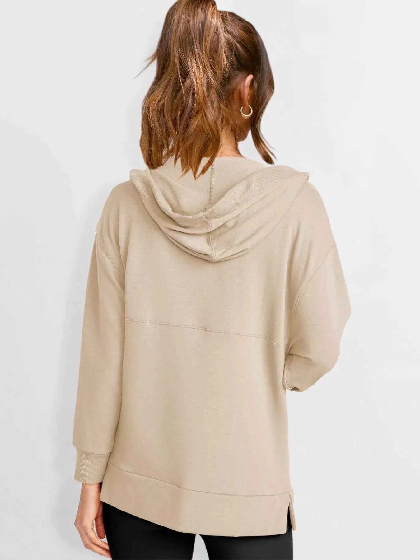 Drawstring Kangaroo Pocket Long Sleeve Hoodie 0a182ca6-275d-4c97-a290-e36118d85da9-Max-Origin