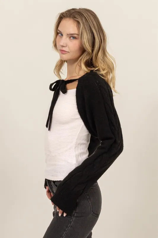 Cable-Knit Tie-Front Shrug 0a19121e-971c-4d64-a1d7-13304c7c8512-Max