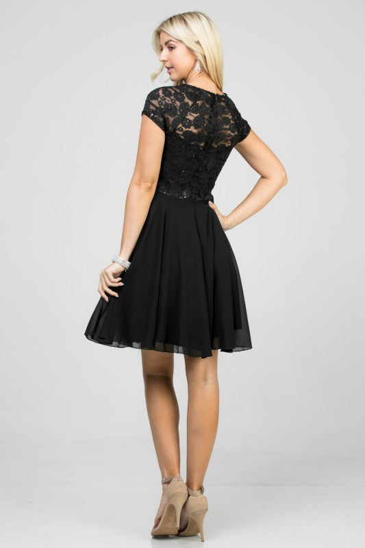 Women’s Lace Fit and Flare Dress – Short Sleeve Cocktail Party Dress 0a199610-0b5d-411a-85a8-dd540f58d4cb_a6160190-6b0f-46ee-9965-dbbb65842e0a