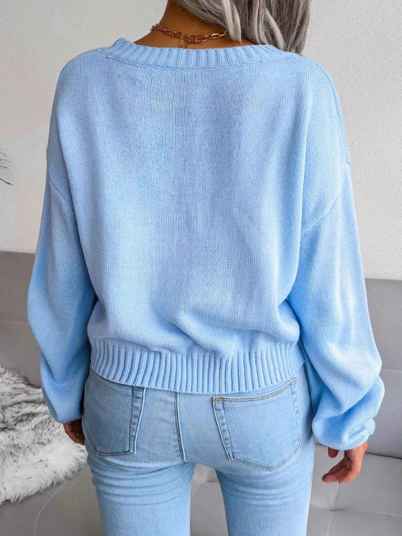 Cloud Pattern Button-Up Cropped Cardigan 0a37a269-9da5-43bc-905f-b01825c48469-Max-Origin