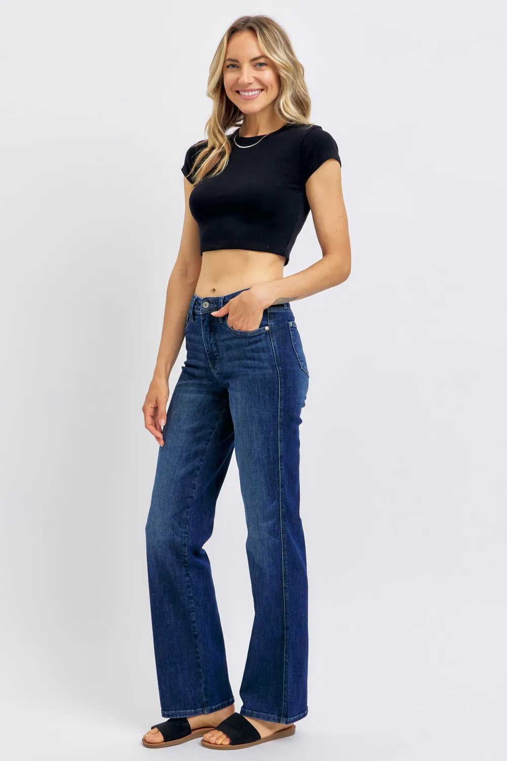 Judy Blue Full Size Tummy Control Straight Jeans Plus Size 0a5a6bed-6b9c-4e82-b299-d3f22471a5c8-Max