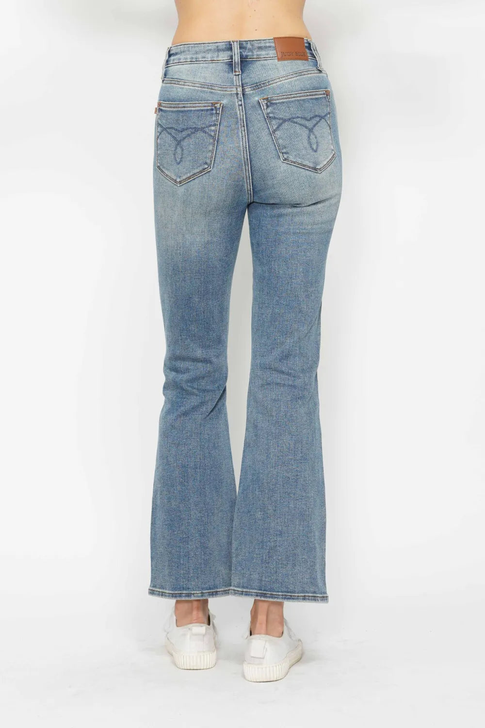 Judy Blue Full Size Tummy Control Back Embroidered Pocketed Bootcut Jeans Plus Size 0a5bdb17-a72a-4377-883e-ab73d544d921-Max