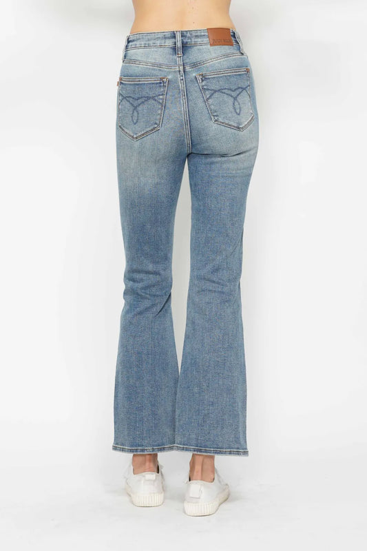 Full Size Tummy Control Back Embroidered Pocketed Bootcut Jeans Plus Size 0a5bdb17-a72a-4377-883e-ab73d544d921-Max