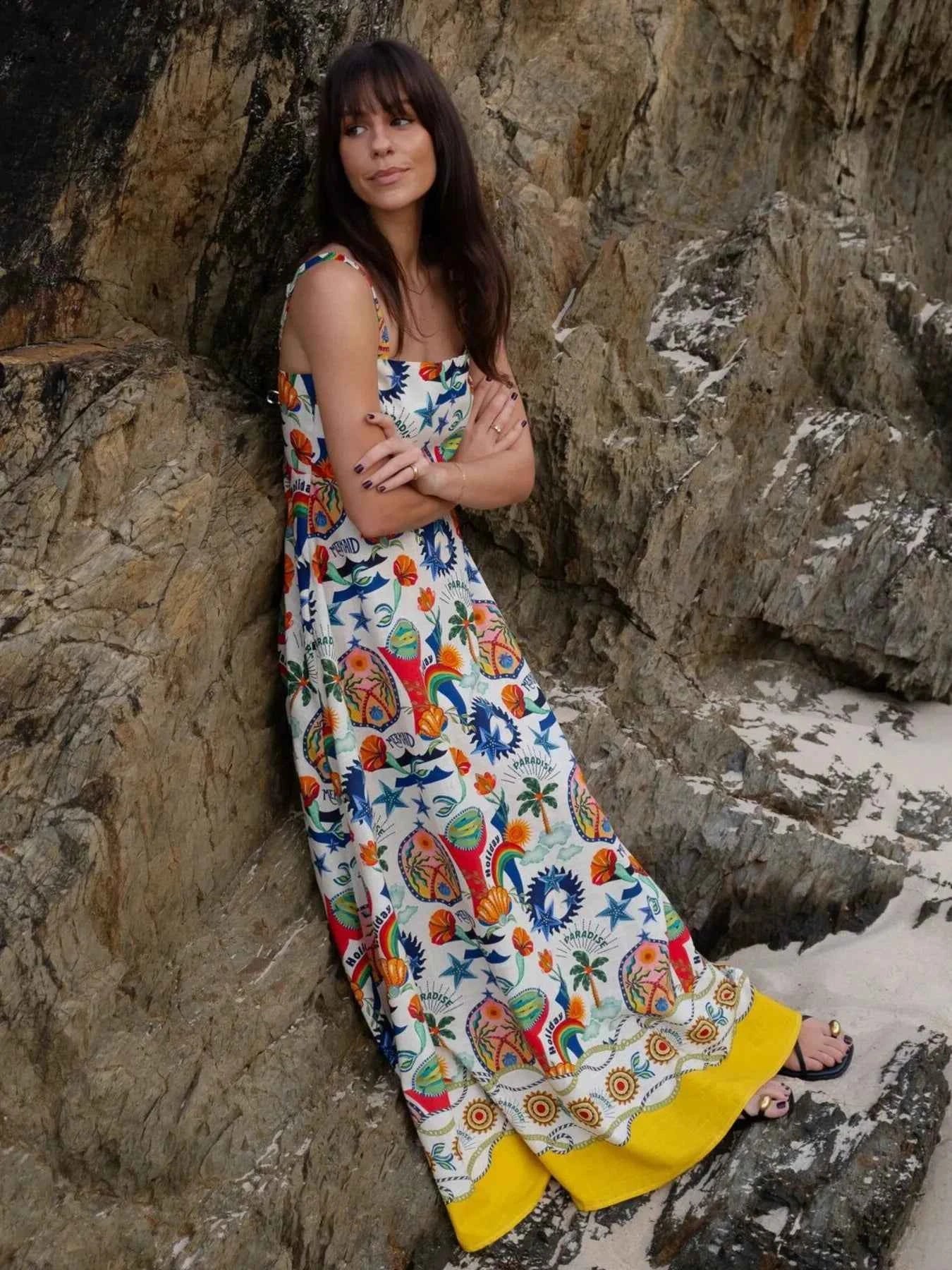 Printed Square Neck Maxi Dress 0a7a07ecd9644b2ba5abb0d76c93aedb-Max-Origin