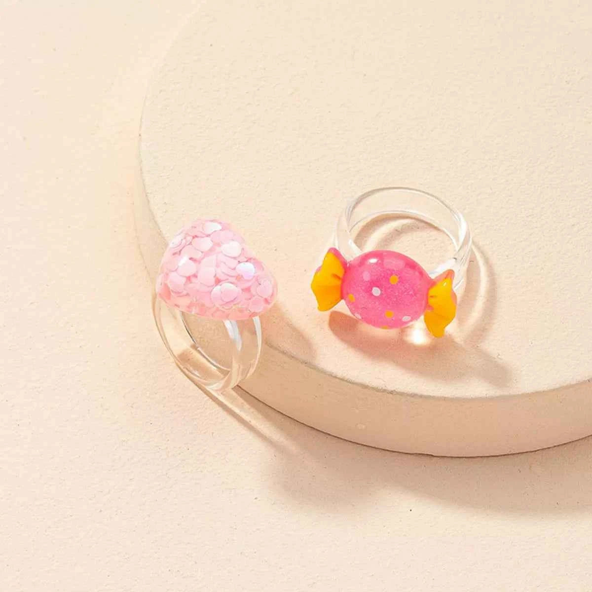 2 Piece Cute Candy Heart Resin Rings 0a8f530b-b77f-410c-aebc-a51de928d1f0-Max-Origin