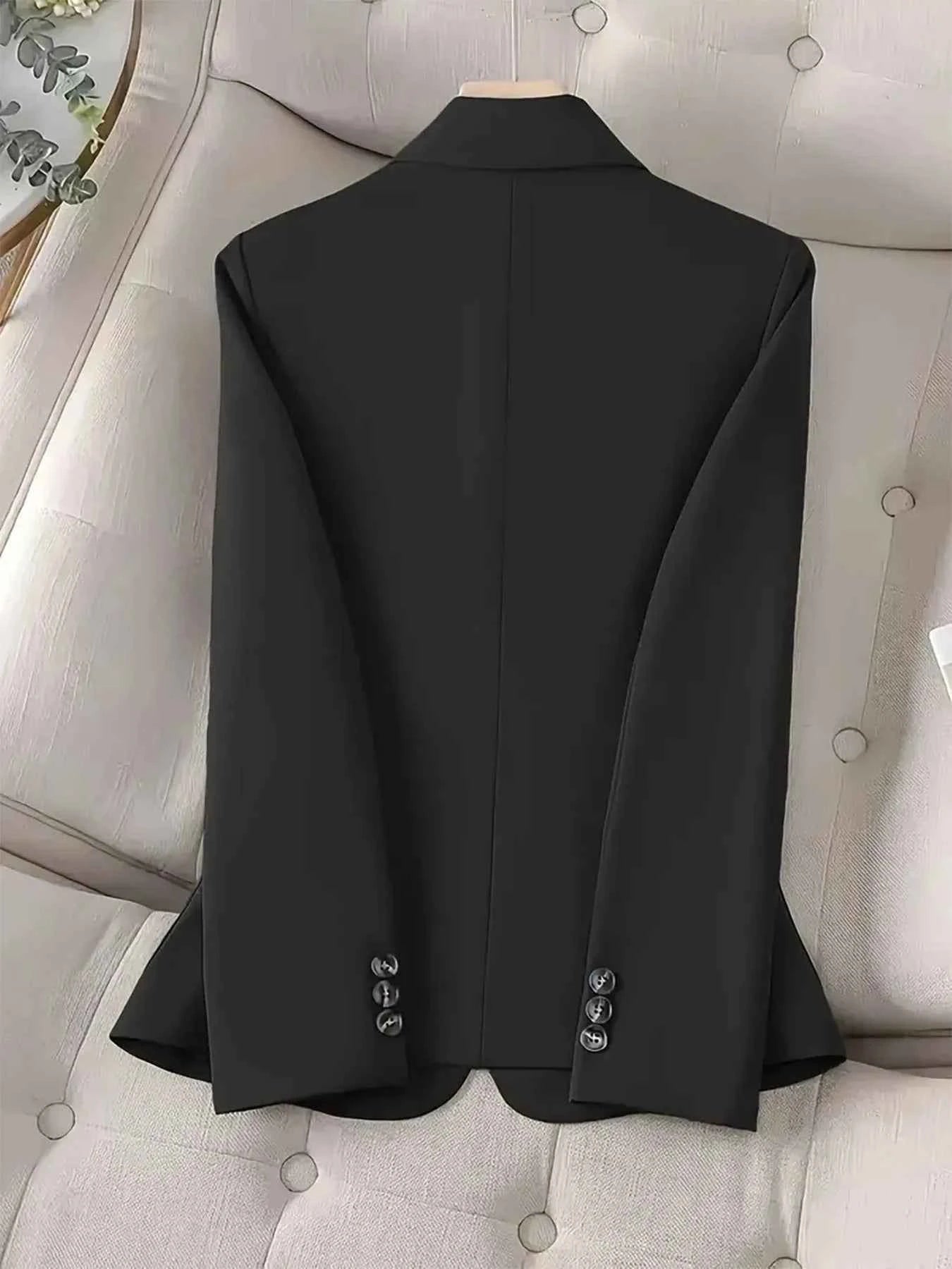 One-Button Blazer with Pockets 0a8f81085e954c578662eb0c420a4484-Max-Origin
