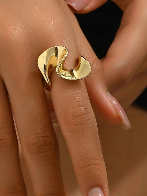 18K Gold-Plated Stainless Steel Geometric Ring Gold 7 0aa69865-35b4-45f7-98b1-f428cef6d967-Max-Origin