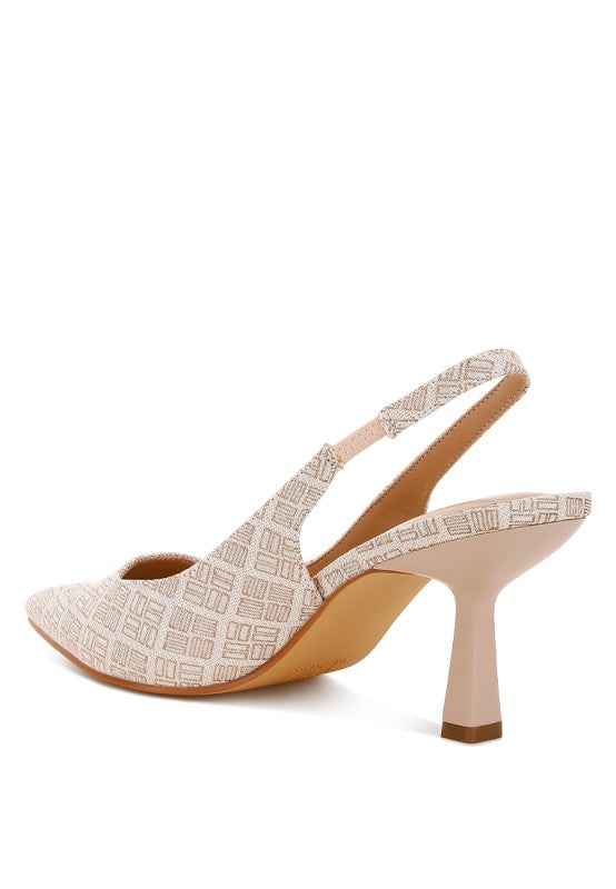 Faina Pointed Toe Kitten Heel Pumps 0ad1de91-57bb-4cb7-a78d-7005702905ec