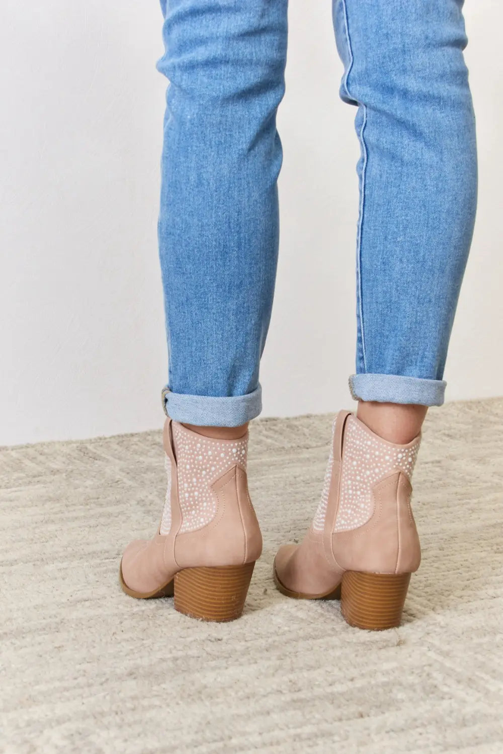 East Lion Corp Rhinestone Ankle Cowgirl Booties 0aeead0fbc5e410cbb47613e8c2d4102-Max