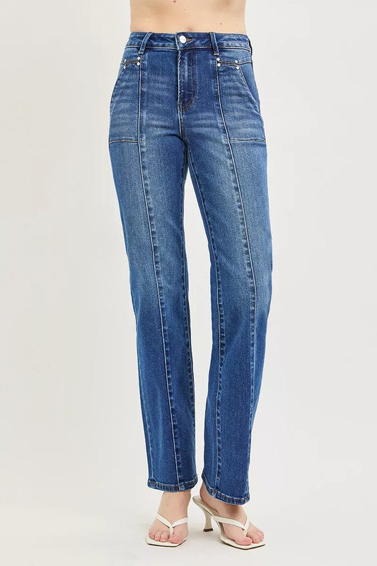 High Rise Straight Patch Pocket Seamed Jeans 0b03bfdc-326c-4db4-8c78-7fdab8d9d688-Max-Origin