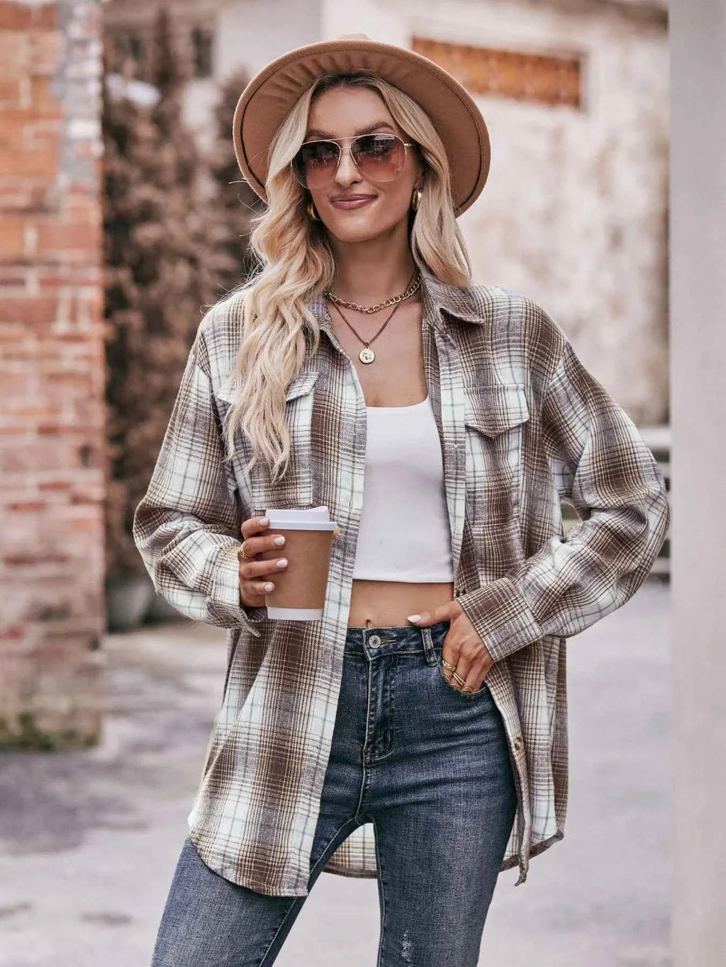 Plaid Button-Down Long Sleeve Shirt 0b0b4605d1c24986a08dc0505472b838-Max-Origin