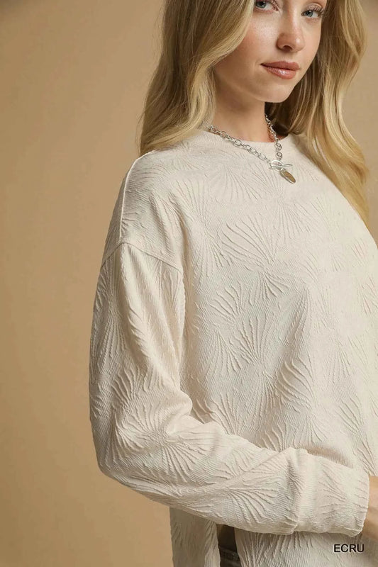 Textured Knit Long Sleeve Top 0b0bf6db-8c84-4995-bc0b-c3fad77e6ce3-Max-Origin