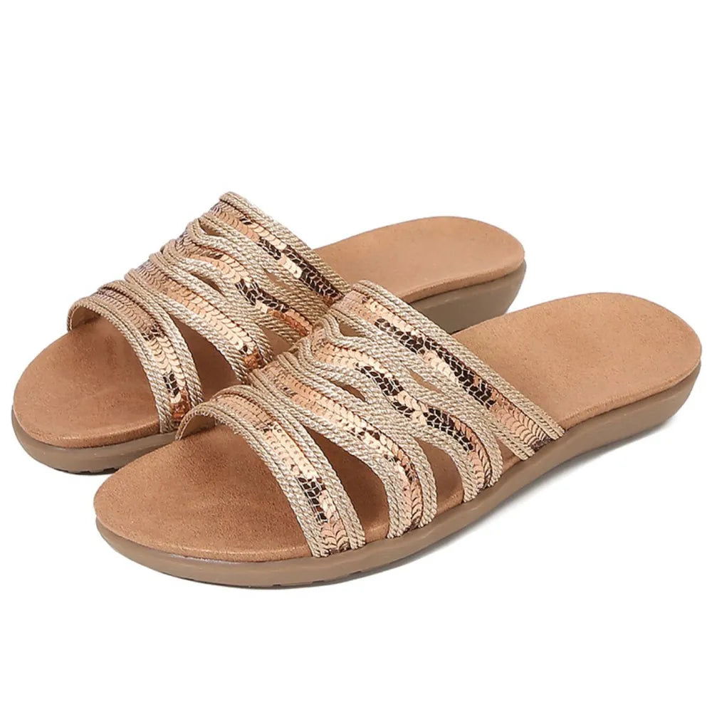 Open Toe Flats Sandals 0b131b8c-bfb1-4c55-aa58-a38163d7dfca-Max