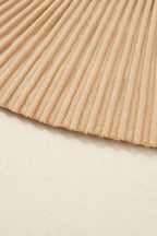 Solid High Neck Sweater and Pleated Mini Skirt Set 0b3c9b29-6338-4e3b-98c5-a442317e3a8a