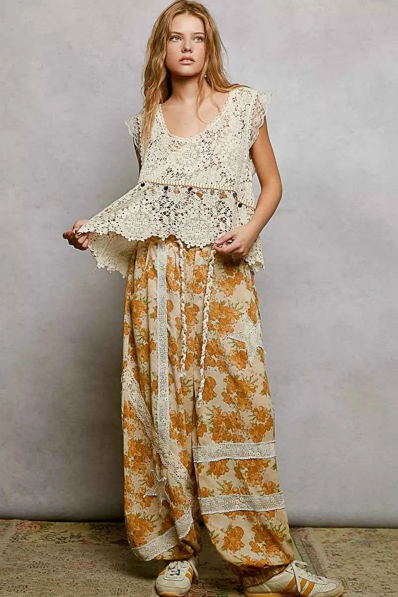 POL Lace Trim Openwork V-Neck Crochet Tank with Scalloped Edge 0b3ceff8-99ec-41f5-a8c5-3b33c2dd1073-Max-Origin