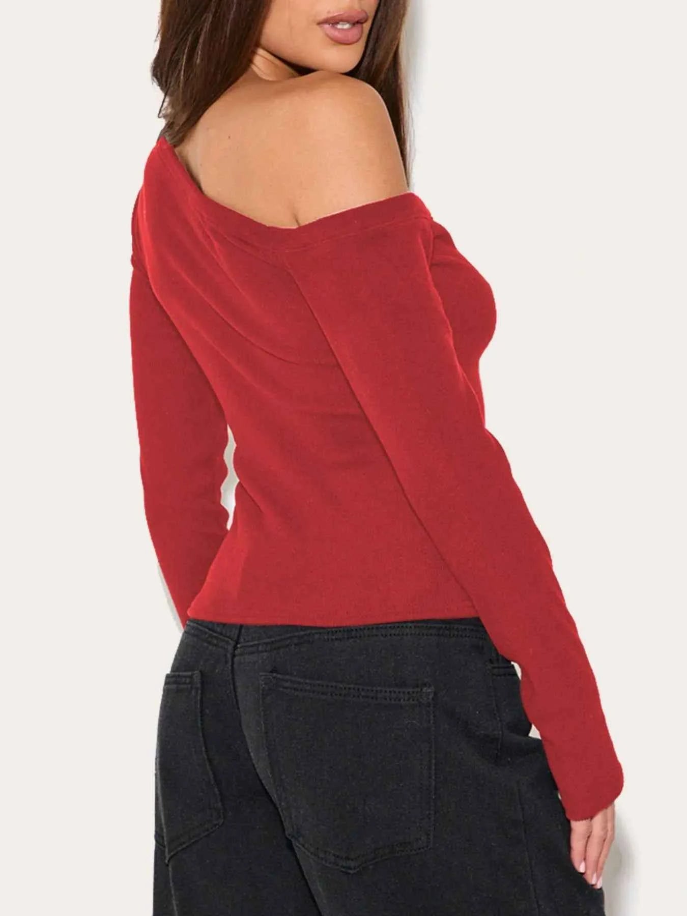 Asymmetrical Neck Button Up Cardigan 0b47641c-b868-4a44-a255-a17c741f9fac-Max-Origin