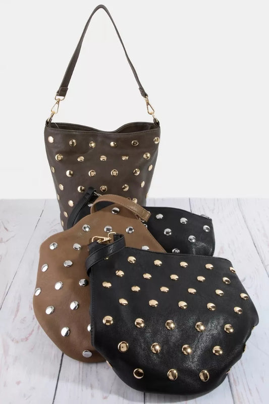 Fame Studded Leather Bucket Bag 0b62f0c3e26f450fbd7c2c874ee8b54e-Max-Origin