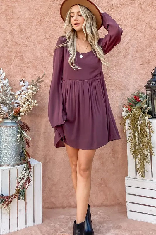 And The Why Back Lace Button Down Detail Bell Sleeve Dress 0b7da55db9724ebab12d61818b241187-Max-Origin