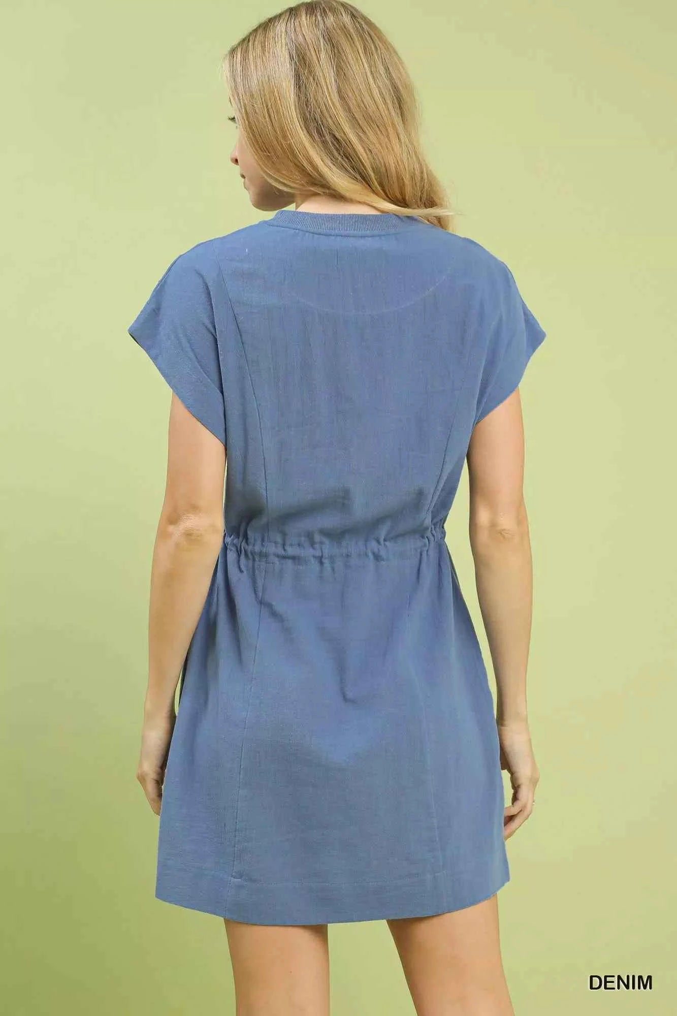 Umgee Embroidered Floral Mini Dress with Waist Tie 0b8a8645-87e8-4dc4-bc8f-9a990edffe6c-Max-Origin