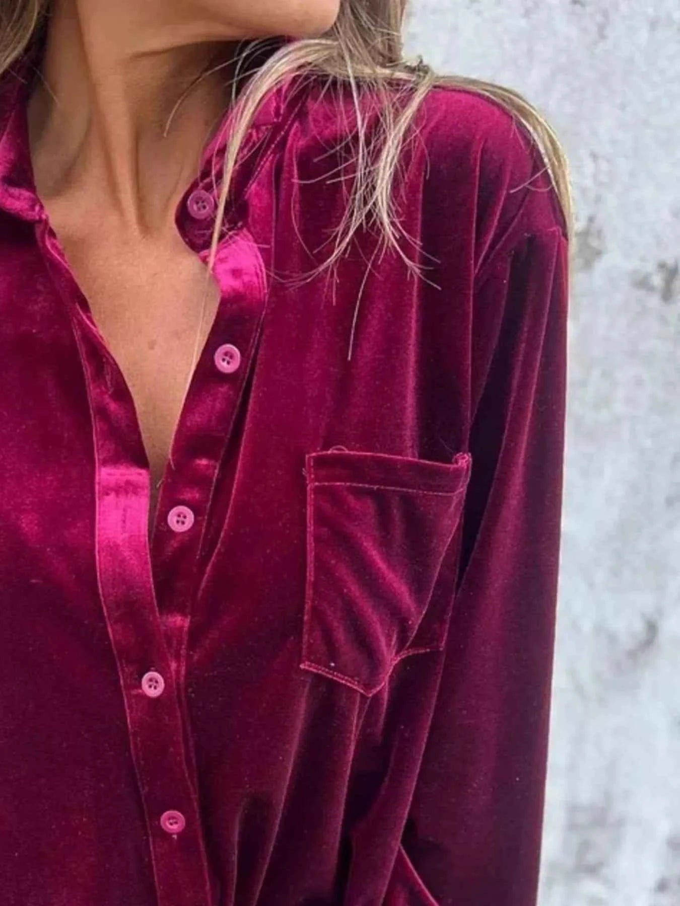 Full Size Velvet Button-Up Long Sleeve Shirt Plus Size 0bc30b6a-ef96-48c6-922c-4bcd5431978d-Max-Origin