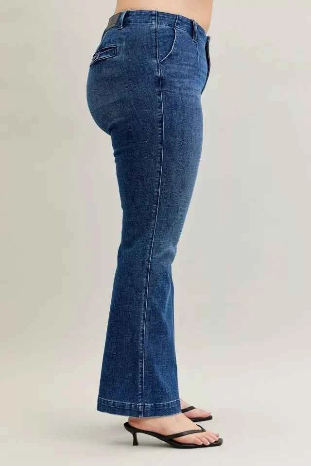 Judy Blue Full Size Mid Rise Bootcut Jeans with Welt Pockets Plus Size 0bd90706-bf7e-4be3-a512-3fc9e0bd2b03-Max-Origin