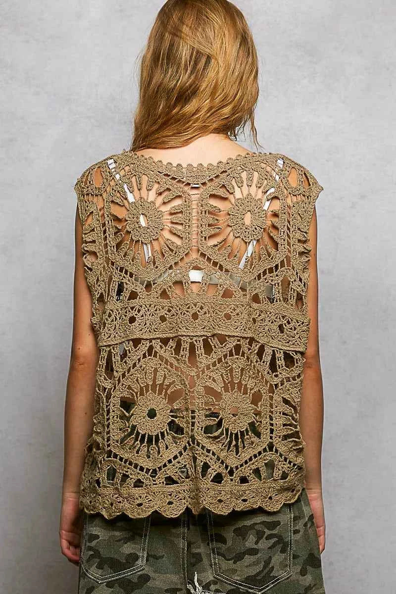 POL Openwork Round Neck Floral Crochet Tank 0bec616e-f031-4005-9b04-7b5395ce0c83-Max-Origin