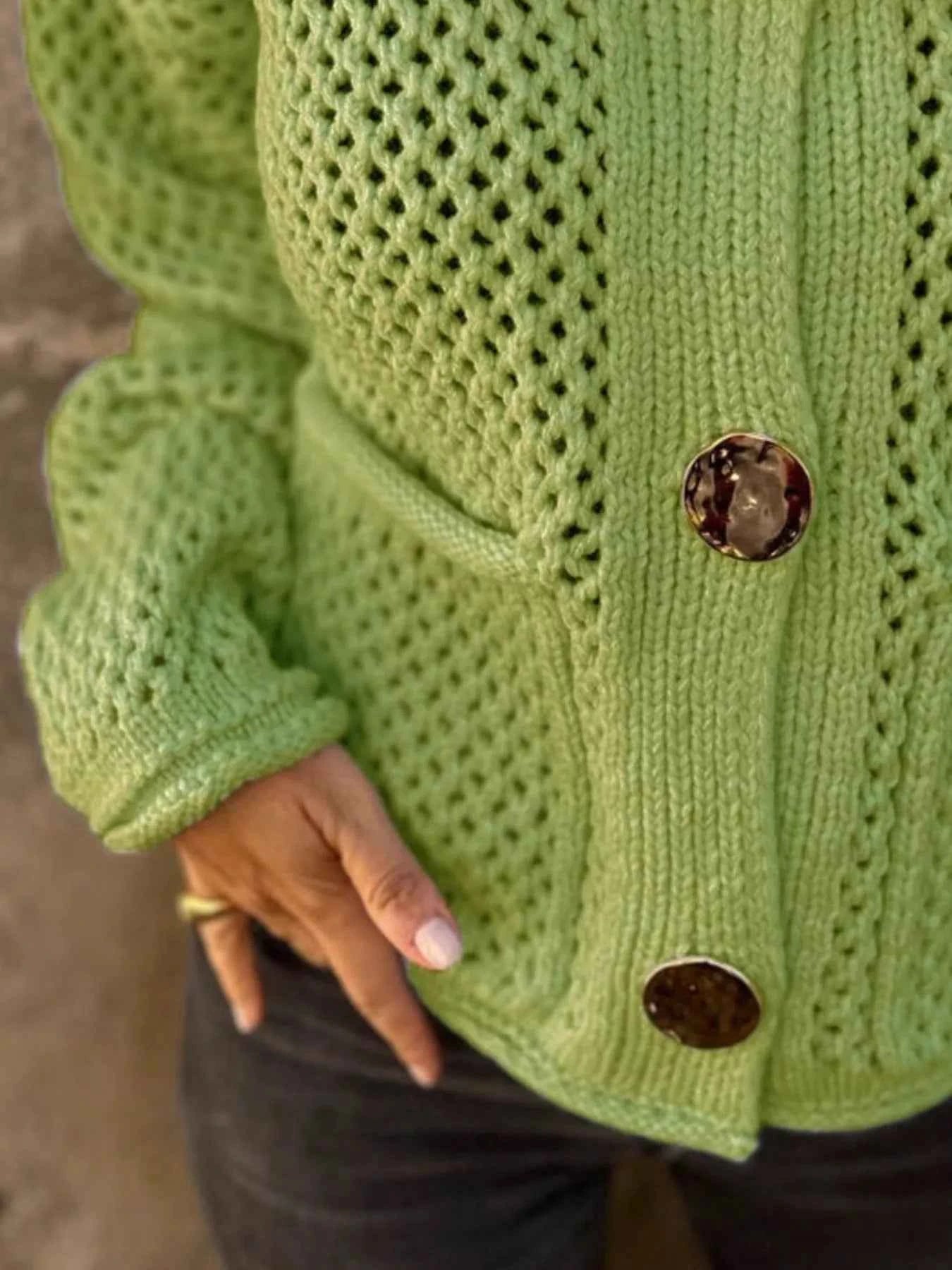 Crochet Button Up Long Sleeve Cardigan 0c293c0a-f6d5-4fee-8cdf-20270937b4bc-Max-Origin