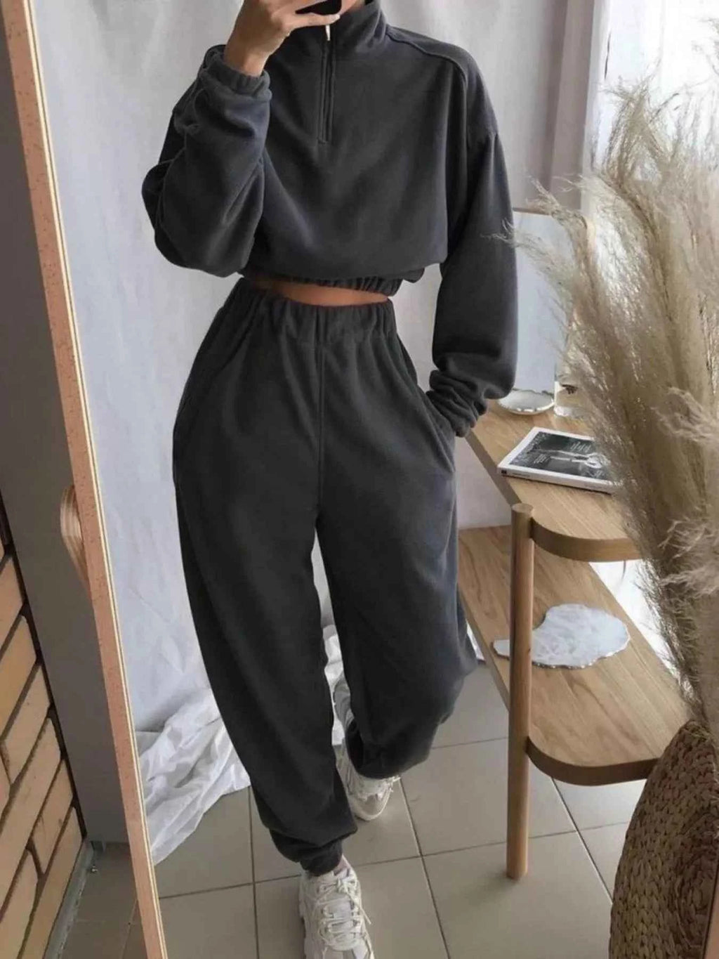 Half Zip Sweatshirt and Pants Set 0c323089-66f2-4da3-9237-d81d27a0491e-Max-Origin