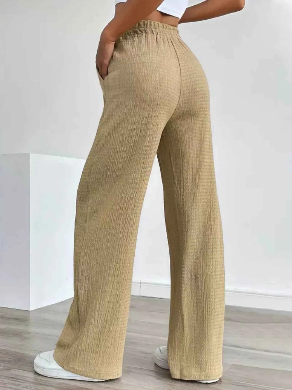 Texture Wide Leg Pants 0c3f8a6f74b24d23bea0226f321b5ce6-Max-Origin