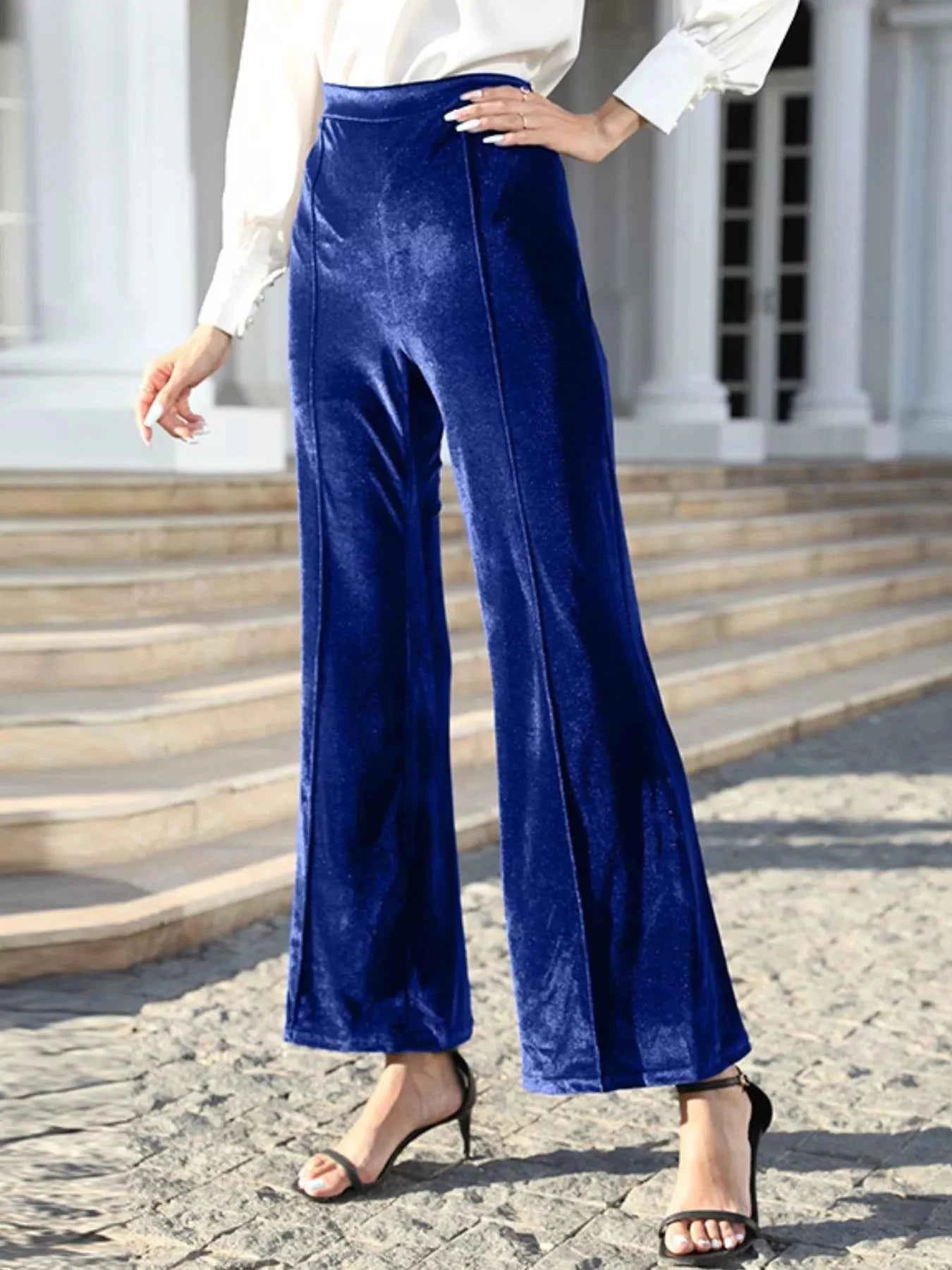 High-Waisted Wide Leg Velvet Pants 0c6635fa-d538-4384-918c-86a7f60f6182-Max-Origin