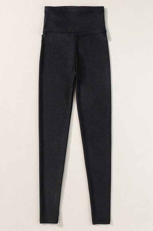 Solid High Waist Tight Leggings 0c71c1d7-1cae-4537-ba00-554f28c605b2