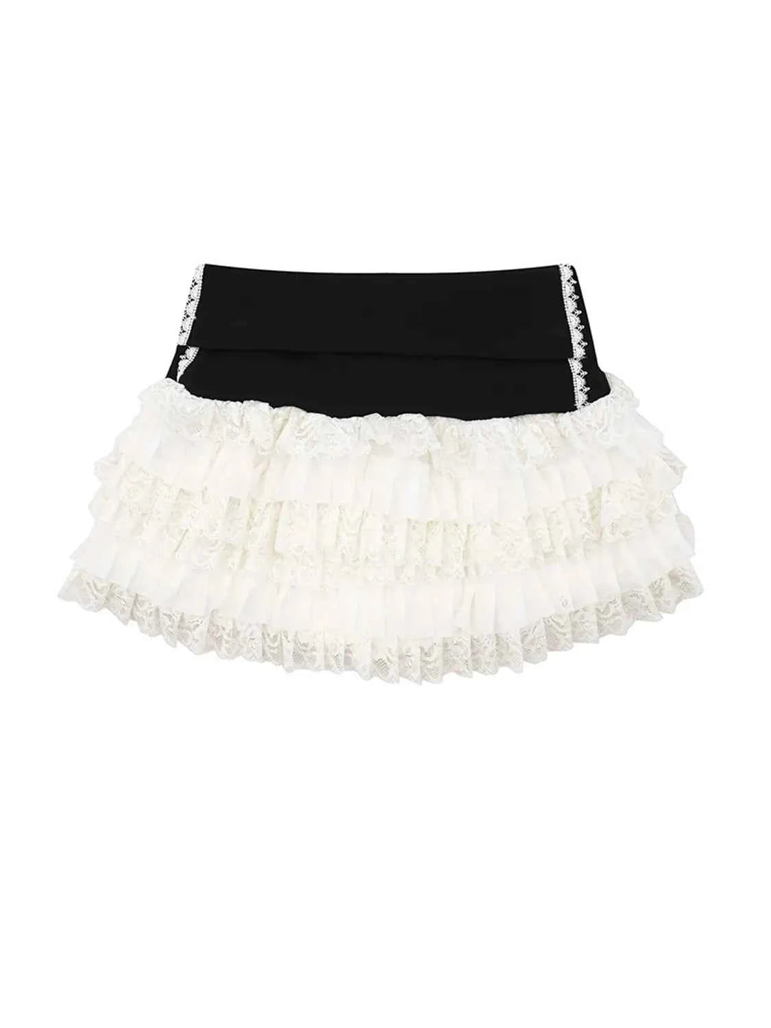 Layered Tulle Mini Skirt with Contrast Waistband 0c9faabd-fe30-41e7-9cc2-7e2c8e50695a-Max-Origin