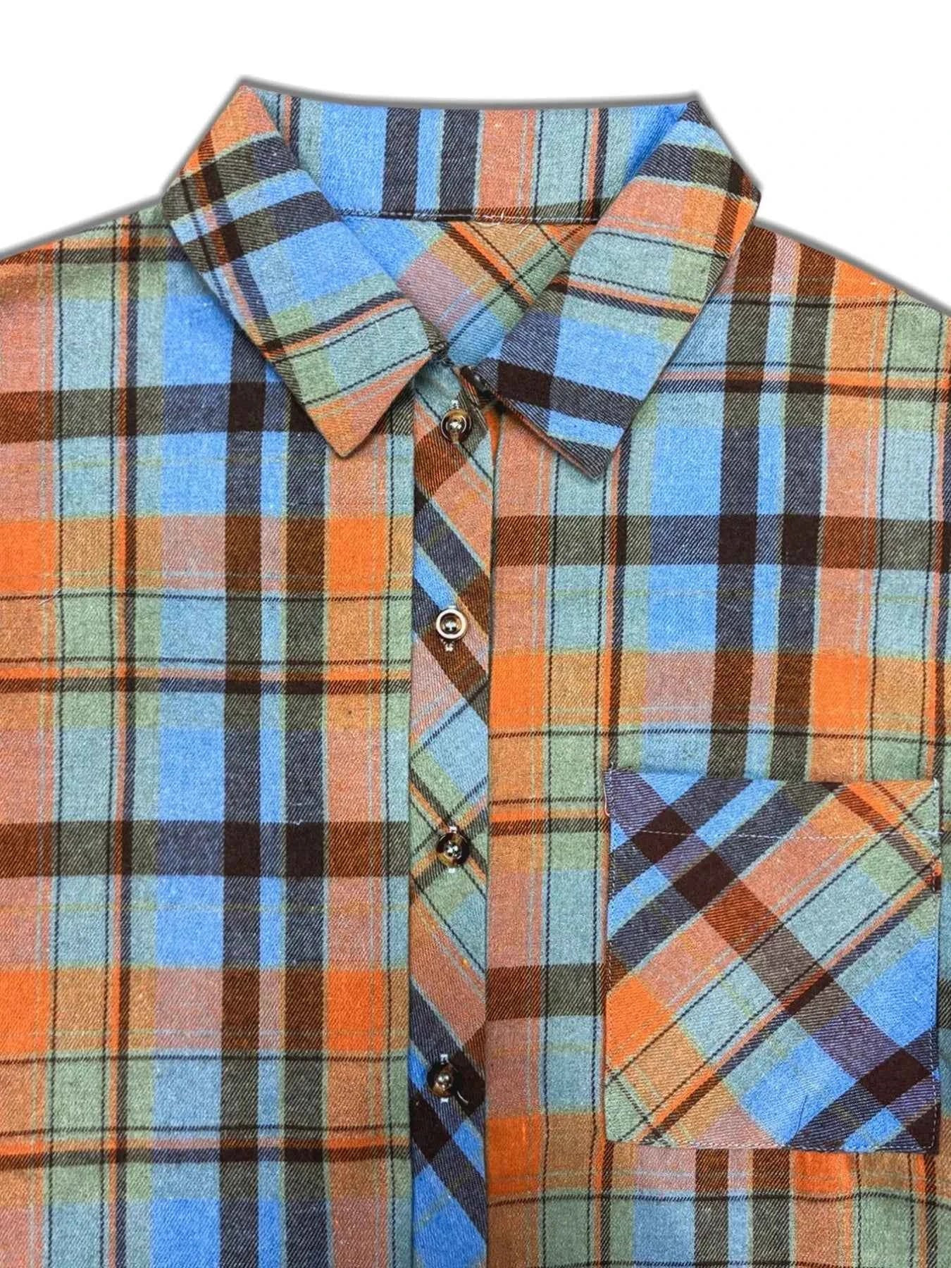 Plaid Button-Up Long Sleeve Shirt 0cacadcd-23b1-4b2a-b250-8f6e33ad7a7a-Max-Origin